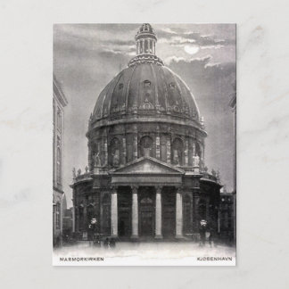 Old Postcard - Marmorkirken, Copenhagen