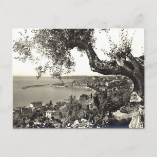 Old Postcard - Menton, France