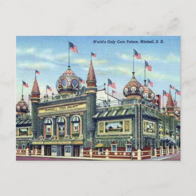 Old Postcard - Mitchell, South Dakota (Front)