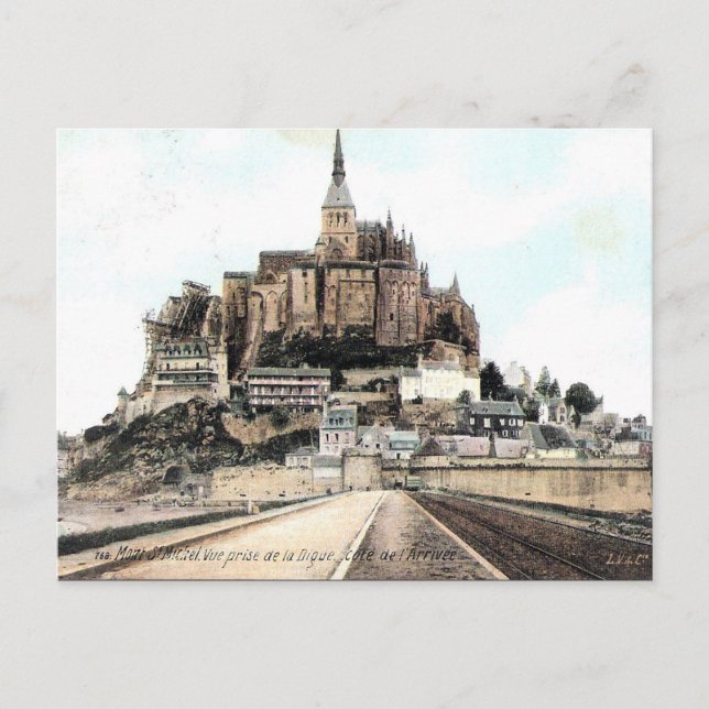 Old Postcard - Mont-St-Michel, Manche, Normandie (Front)
