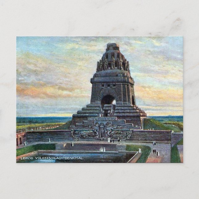 Old Postcard - monument of international battle, L (Front)