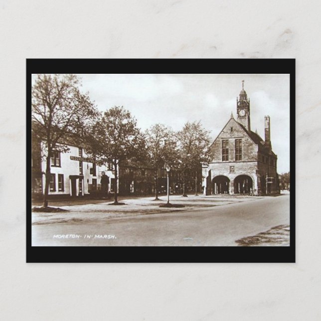 Old Postcard - Moreton-in-Marsh, Gloucestershire (Front)