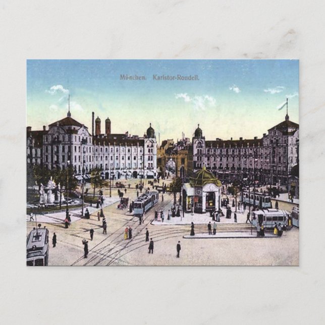 Old Postcard - Munich, Germany (Front)