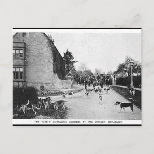 Old Postcard - N Cotswold Hounds, Broadway