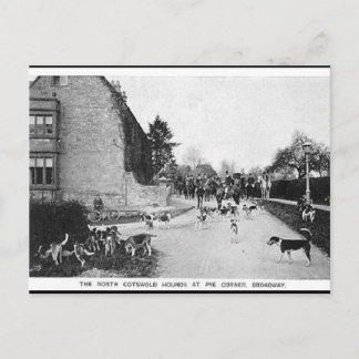 Old Postcard - N Cotswold Hounds, Broadway