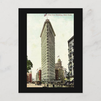 Old Postcard, New York City, Flat Iron Building Postcard