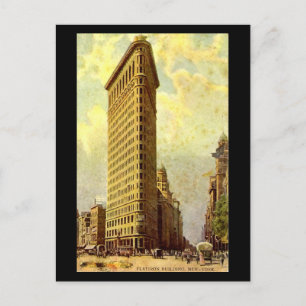 Old Postcard, New York City, Flatiron Building Postcard