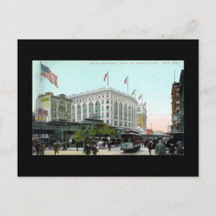 Old Postcard, New York City, Macy's Postcard