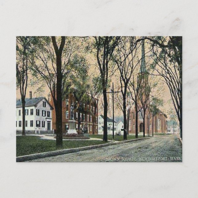 Old Postcard - Newburyport, Massachusetts (Front)