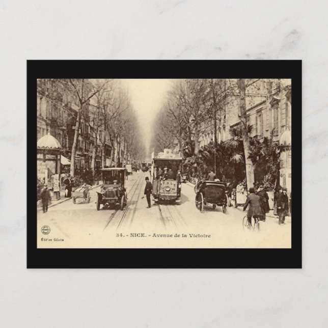 Old Postcard - Nice, France (Front)