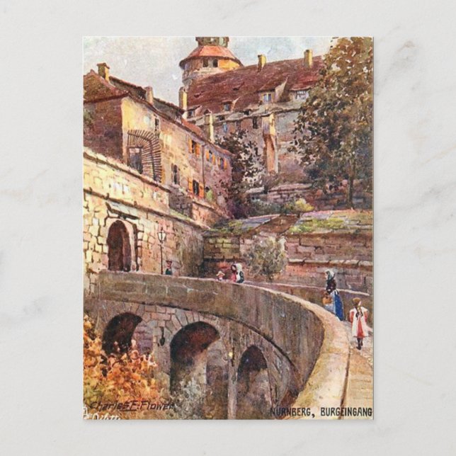 Old Postcard - Nürnburg (Nuremburg), Germany (Front)