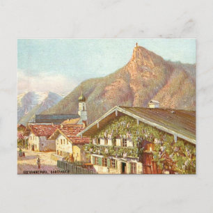 Old Postcard - Oberammergau, Bavaria, Germany