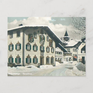 Old Postcard - Oberammergau, Bavaria, Germany