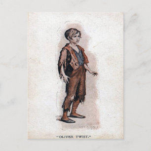 Old Postcard - Oliver Twist