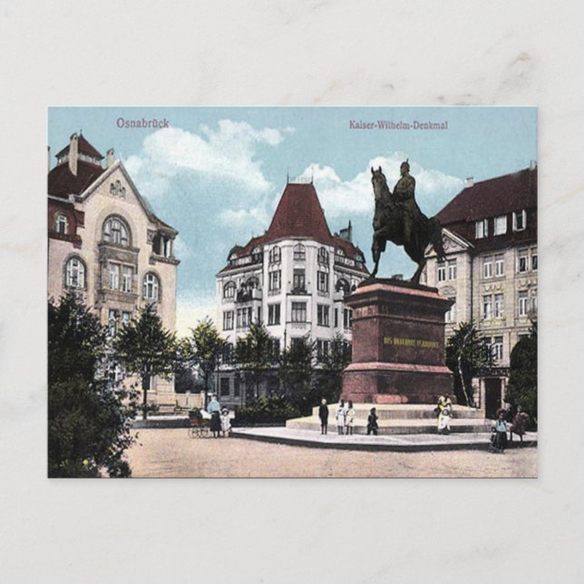 Old Postcard - Osnabrück, Germany (Front)