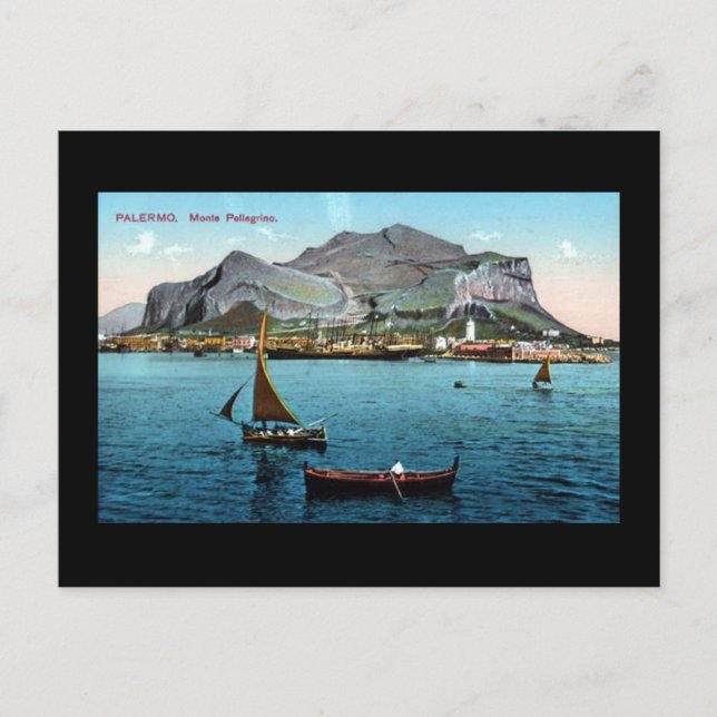 Old Postcard - Palermo, Sicily (Front)