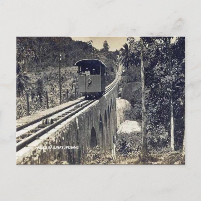 Old Postcard - Penang, Malaysia (Front)