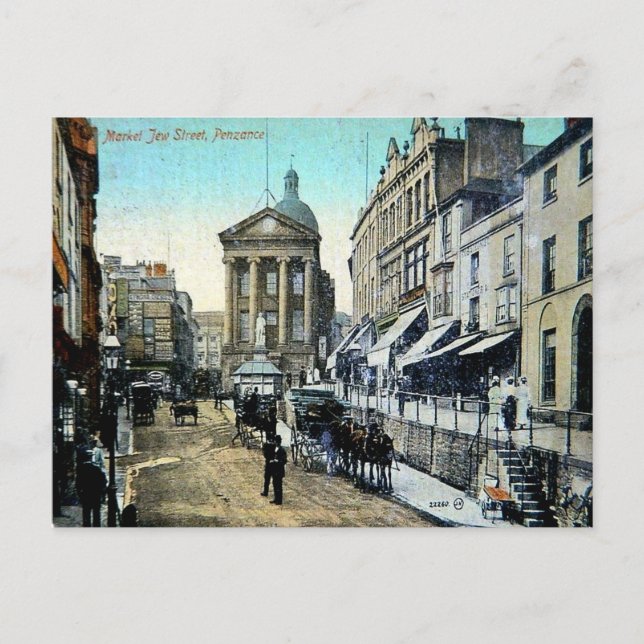 Old Postcard - Penzance, Cornwall (Front)