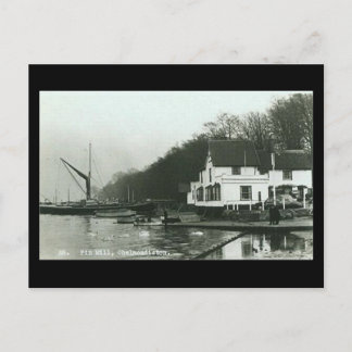 Old Postcard - Pin Mill, Chelmondiston, nr Ipswich