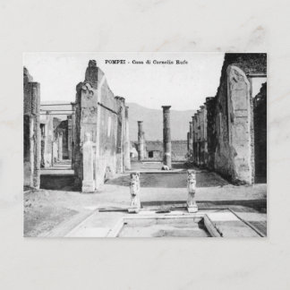 Old Postcard - Pompei, Casa di Cornelio Rufo