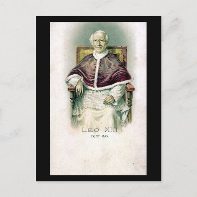 Old Postcard - Pope Leo XIII (Front)