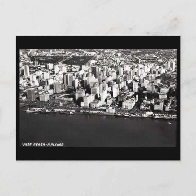 Old Postcard - Porto Alegre, Brazil. (Front)