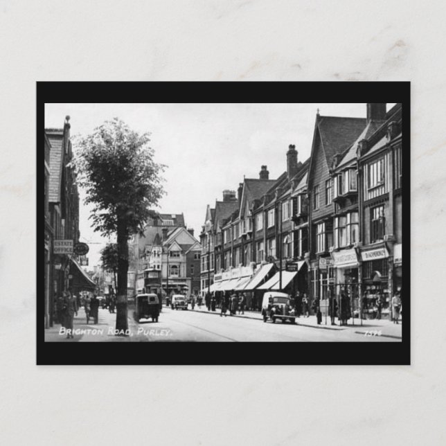 Old Postcard - Purley, London (Front)