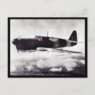 Old Postcard - RAF Fairey Firefly