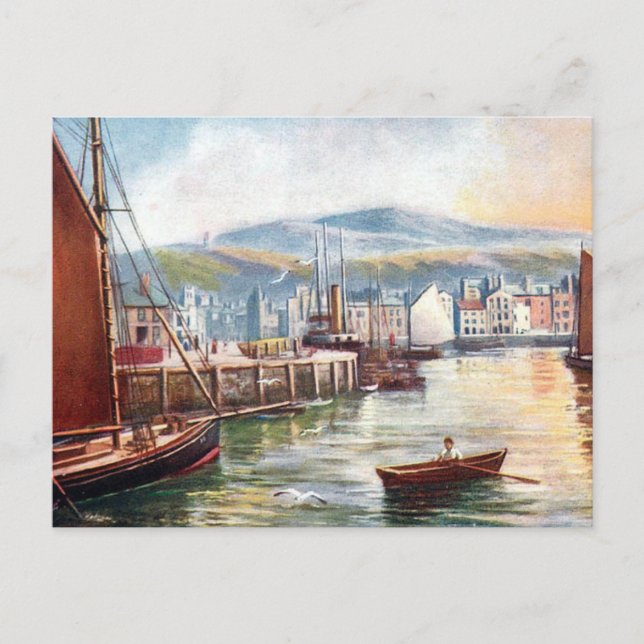 Old Postcard - Ramsey, Isle of Man (Front)