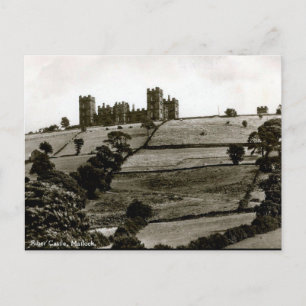 Old Postcard - Riber Castle, Matlock, Derbyshire