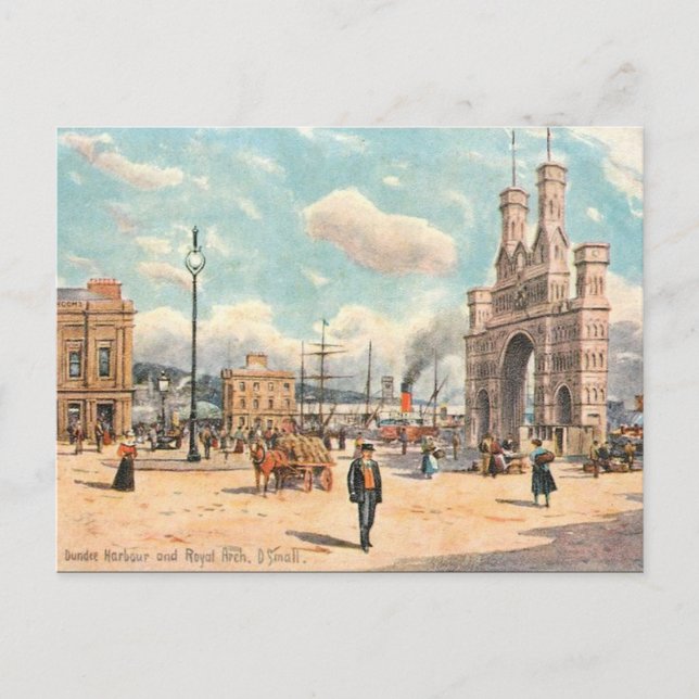 Old Postcard - Royal Arch, Dundee, Scotland (Front)