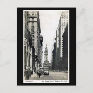 Old Postcard - S Broad St, Philadelphia PA