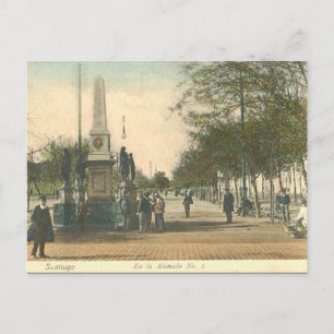 Old Postcard - Santiago, Chile