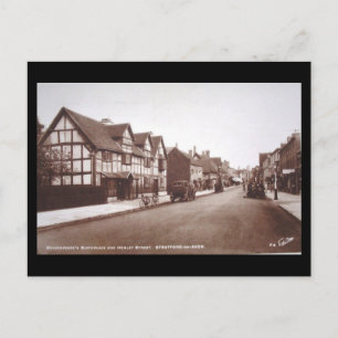 Old Postcard - Shakespeare's Birthplace in 1937