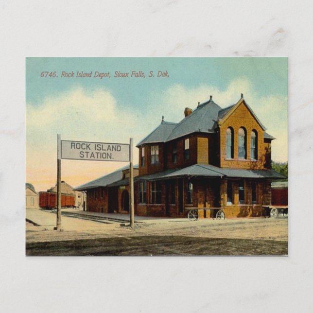 Old Postcard - Sioux Falls, South Dakota (Front)