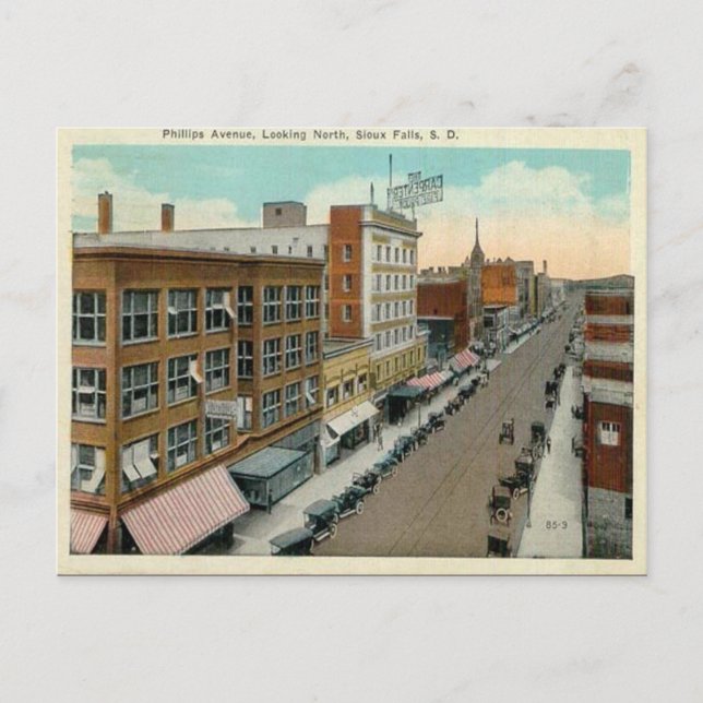 Old Postcard - Sioux Falls, South Dakota (Front)