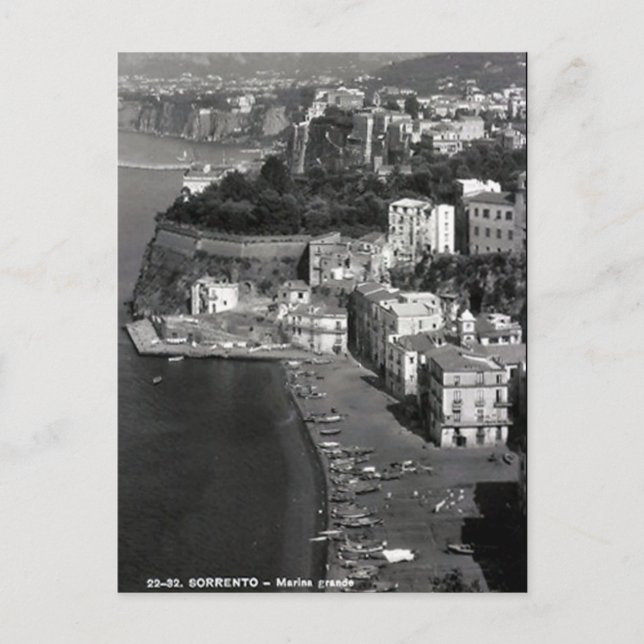 Old Postcard - Sorrento, Italy (Front)