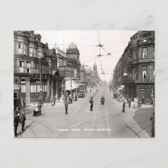 Old Postcard - South Shields, Tyne and Wear (Front)