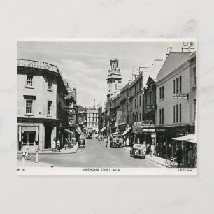 Old Postcard - Southgate Street, Bath, Spmerset