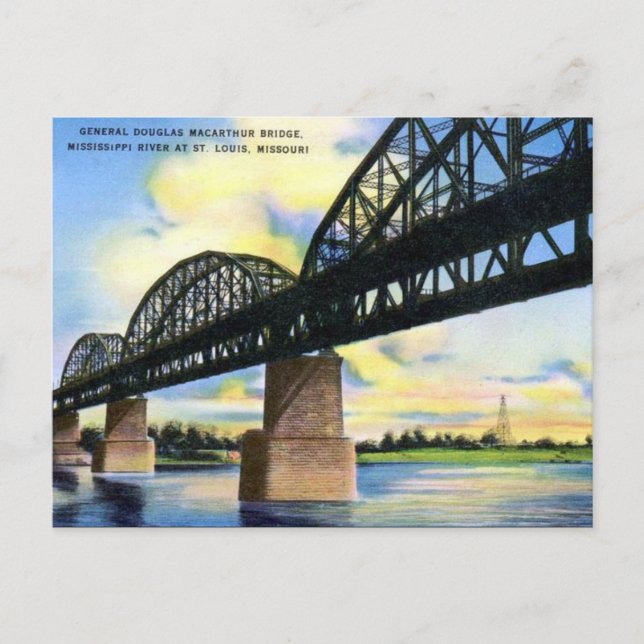 Old Postcard - St Louis, Missouri, USA (Front)