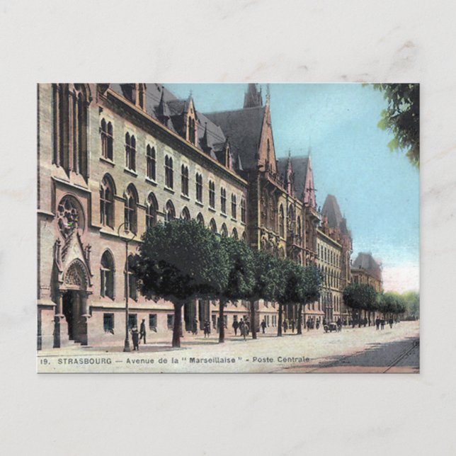 Old Postcard - Strasbourg, France (Front)