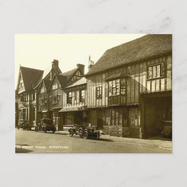 Old Postcard - Stratford-upon-Avon (Front)