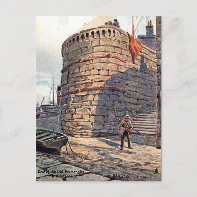 Old Postcard - Sunderland, Tyne and Wear (Front)