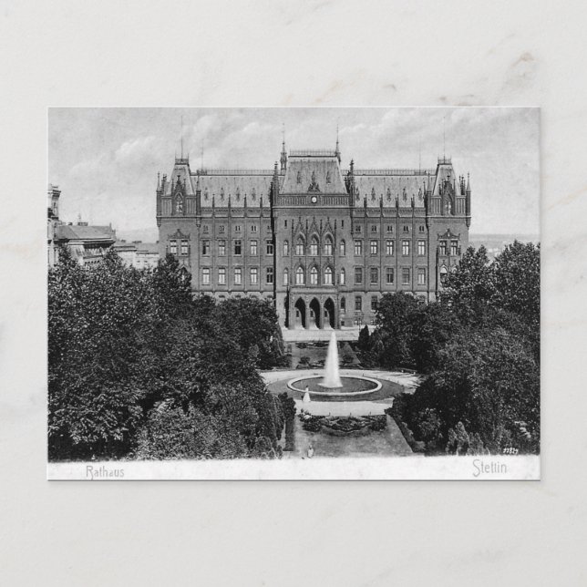 Old Postcard - Szczecin/Stettin, Poland (Front)