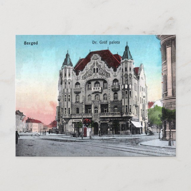 Old Postcard - Szeged, Hungary (Front)