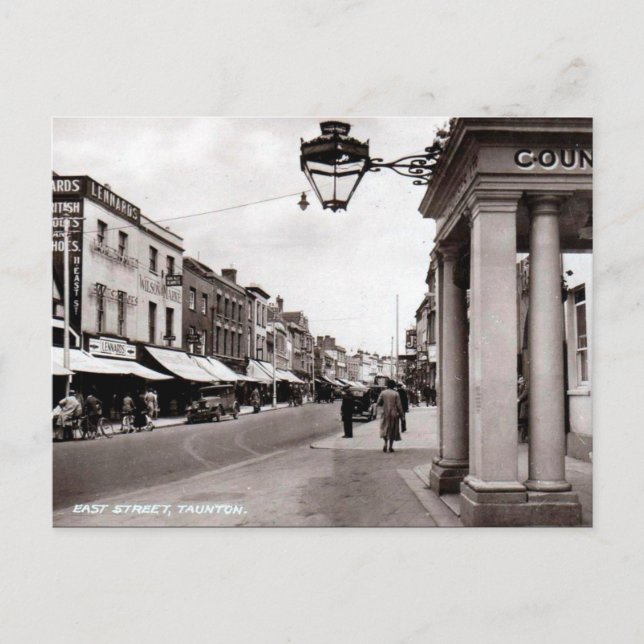 Old Postcard - Taunton, Somerset (Front)