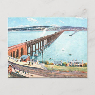 Old Postcard - Tay Bridge, Dundee