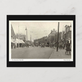 Old Postcard, The Broadway, Southall Postcard
