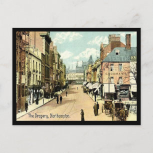 Old Postcard - The Drapery, Northampton