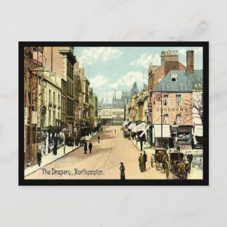 Old Postcard - The Drapery, Northampton